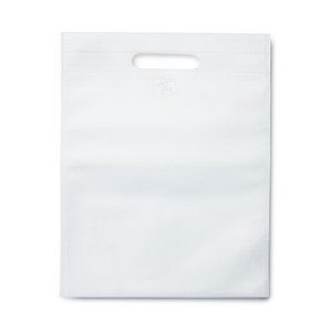 Liten formpressad kasse i Non woven. Utan b&auml;lg och medinf&auml;llda handtag. En prisv&auml;rd m&auml;sskasse. OBS! Tryckpris endast f&ouml;r 1-f&auml;rgstryck. F&ouml;r flerf&auml;rgstryck - se tranferprislista nedan.